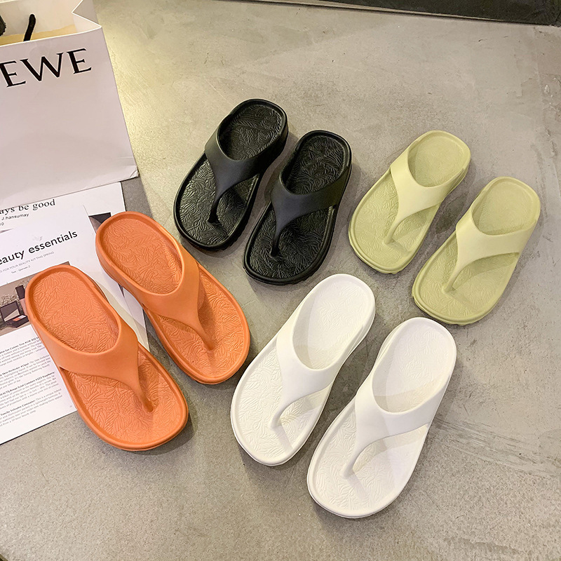 Cross-border flip-flops EVA thick-soled beach vacation flip-flops summer soft-soled flip-flops