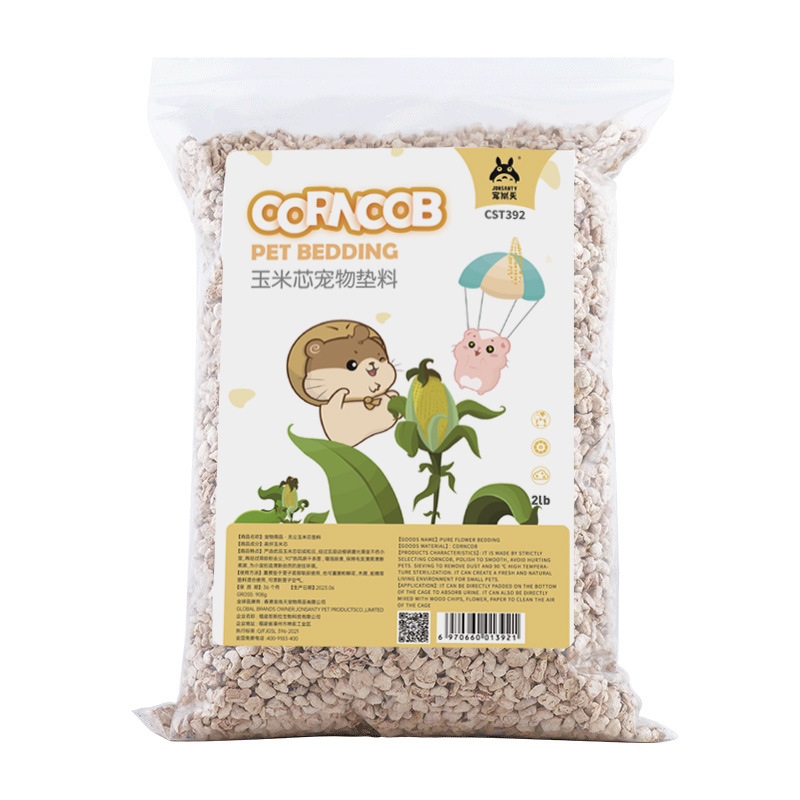 Pet Shangtian corn cob hamster pad heat relieving and odor removing urine sand wood chips supplies Golden Bear hedgehog Totoro rabbit