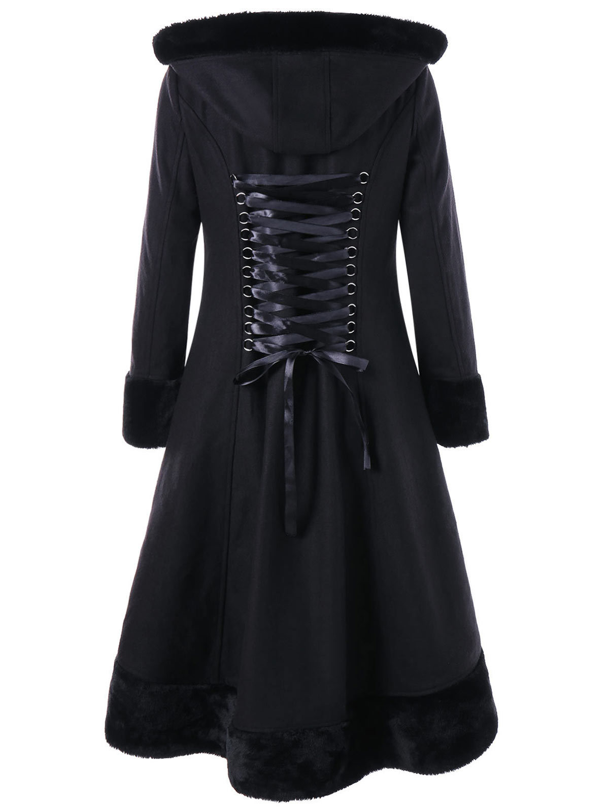 New Woolen Coat  Explosions Christmas Elegant Trenchcoat Women's Mid-Length Hooded Coat Women's cos_voghion.com