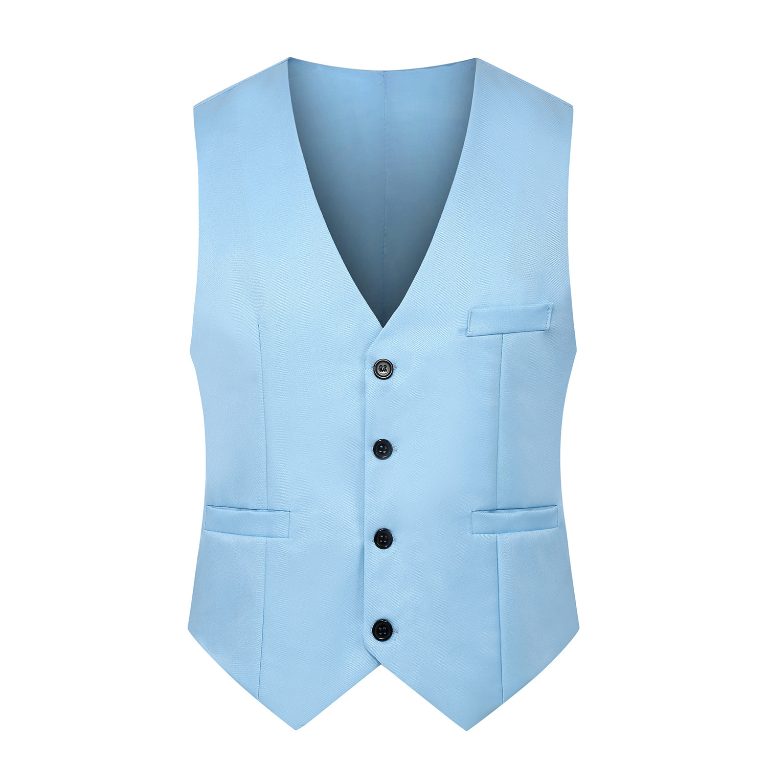 2024 Spring and Autumn New British fashion men's suit vest slim waistcoat men's vest Korean style suit vest