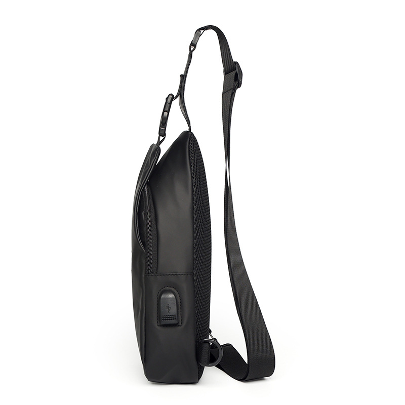 Men's New Outdoor Large Capacity Men's Chest Bag Fashion Simple Casual Trendy Shoulder Crossbody Bag 