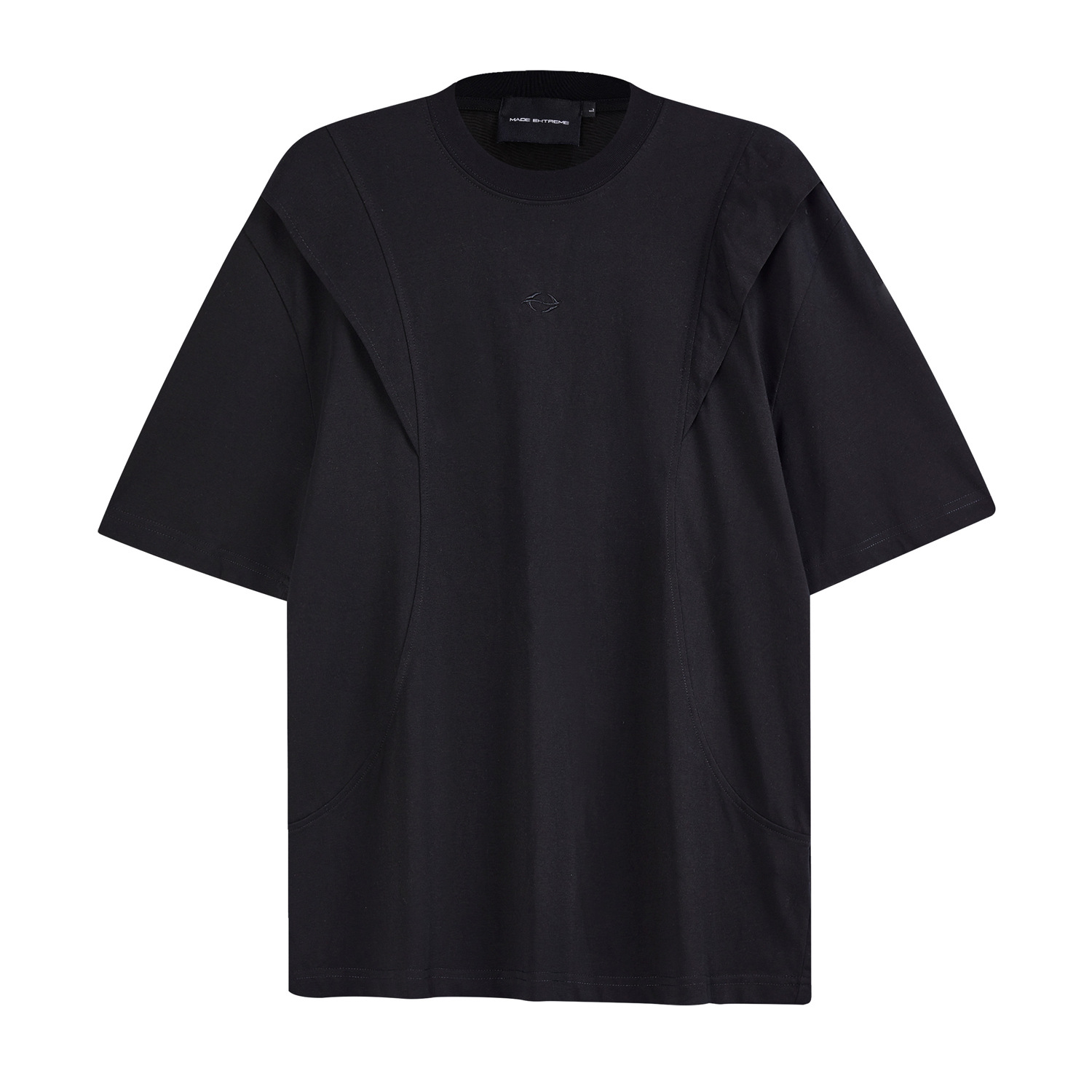 MADEEXTREME Summer Cool Shape Deconstruction Design All-match Basic Short-sleeved T-shirt Solona
