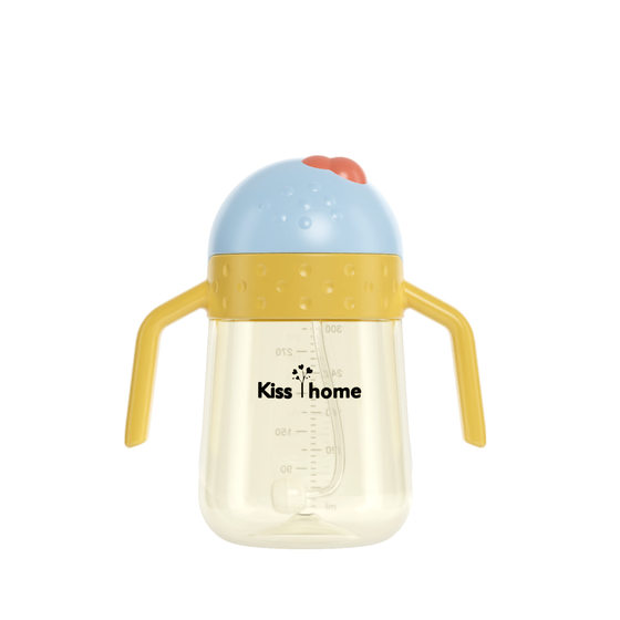 Baby drinking cup baby straw Cup children pp water Cup infant drop-resistant drinking cup factory wholesale customization
