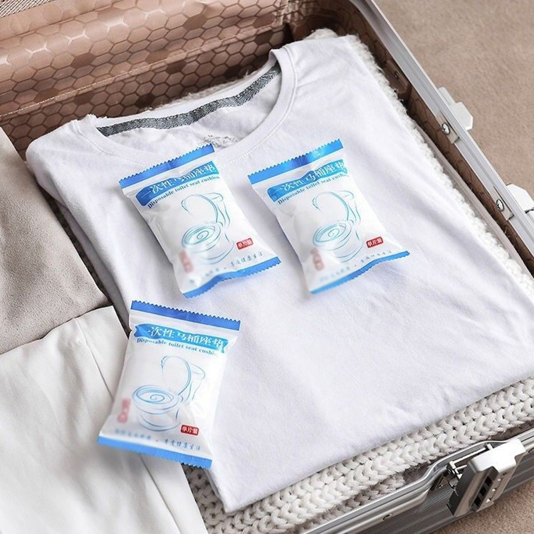 Disposable Toilet Mat Wholesale Hotel Homestay Non-woven Toilet Cover Portable Pregnant Women Disposable Toilet Mat