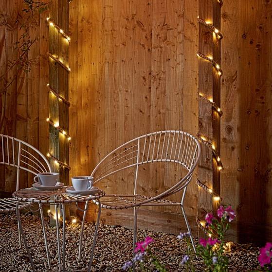 Solar hemp rope light string copper wire light led garden light string atmosphere light garden decoration light string fairy light