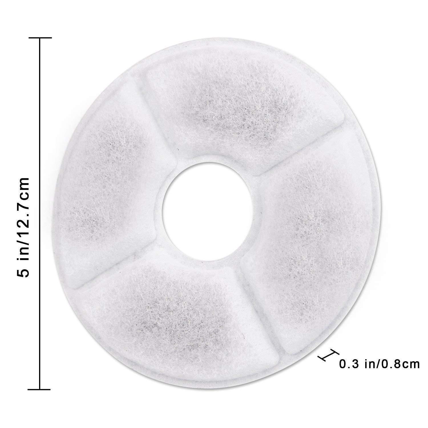 Pet water dispenser filter element activated carbon filter net cat and dog water feeder coconut shell ion resin filter cotton pet supplies