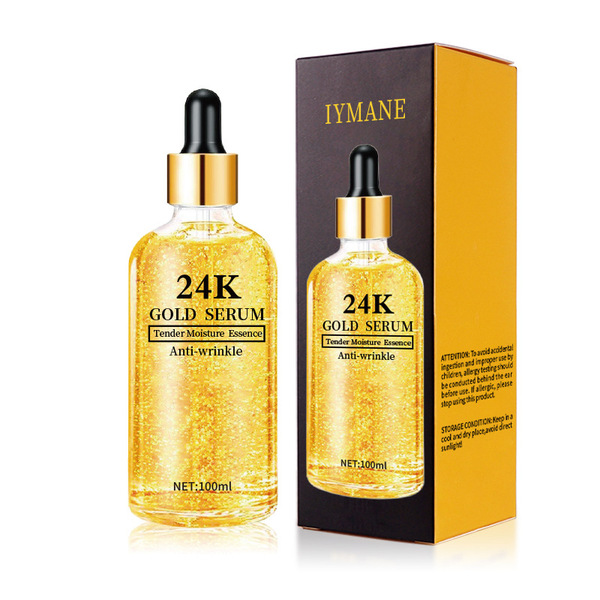 English version of 24K golden liquid plastic bottle (for cross -border sales)