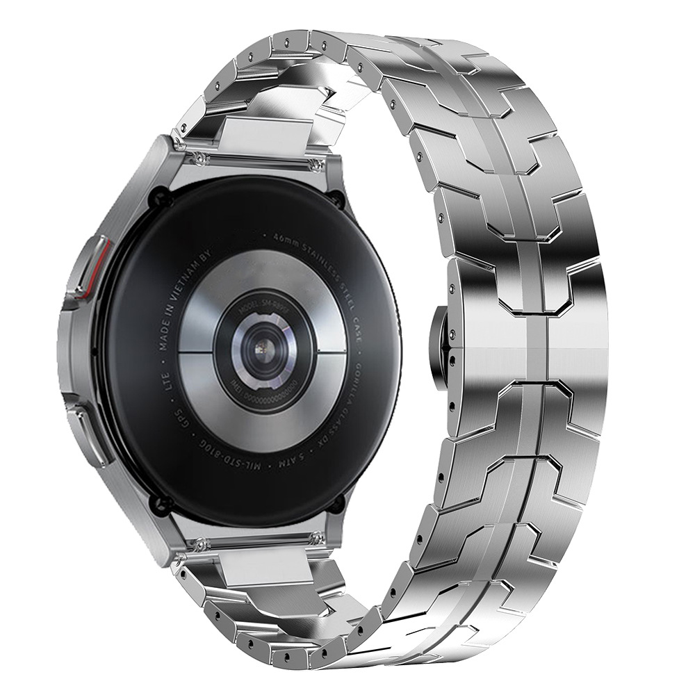 Suitable for Samsung watch metal strap Galaxy watt4/5/6 stainless steel watch chain Classic Iron Man