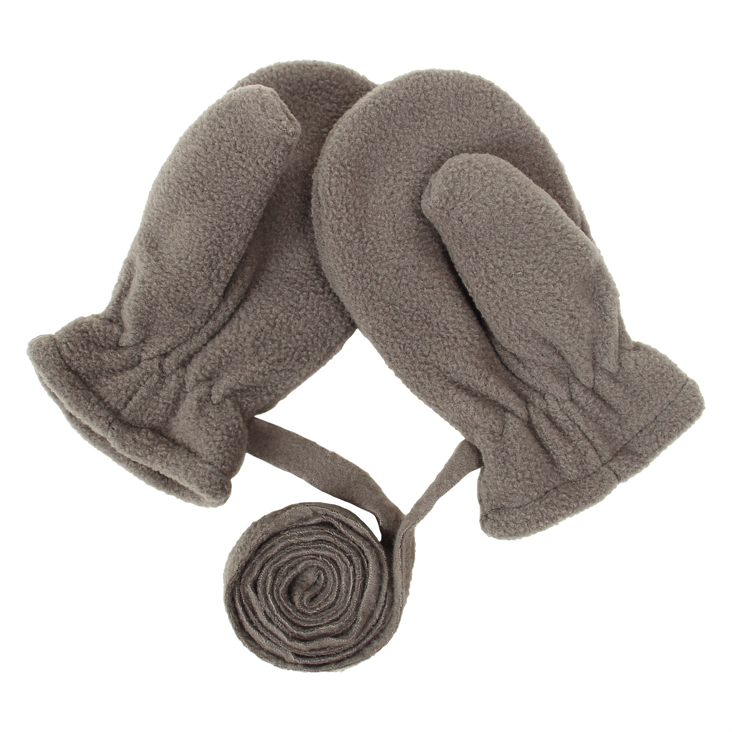 Autumn and Winter Children's Baby Gloves Outdoor Cross-border Supply Cold-proof Warm Fleece Neck Finger Glove Bag