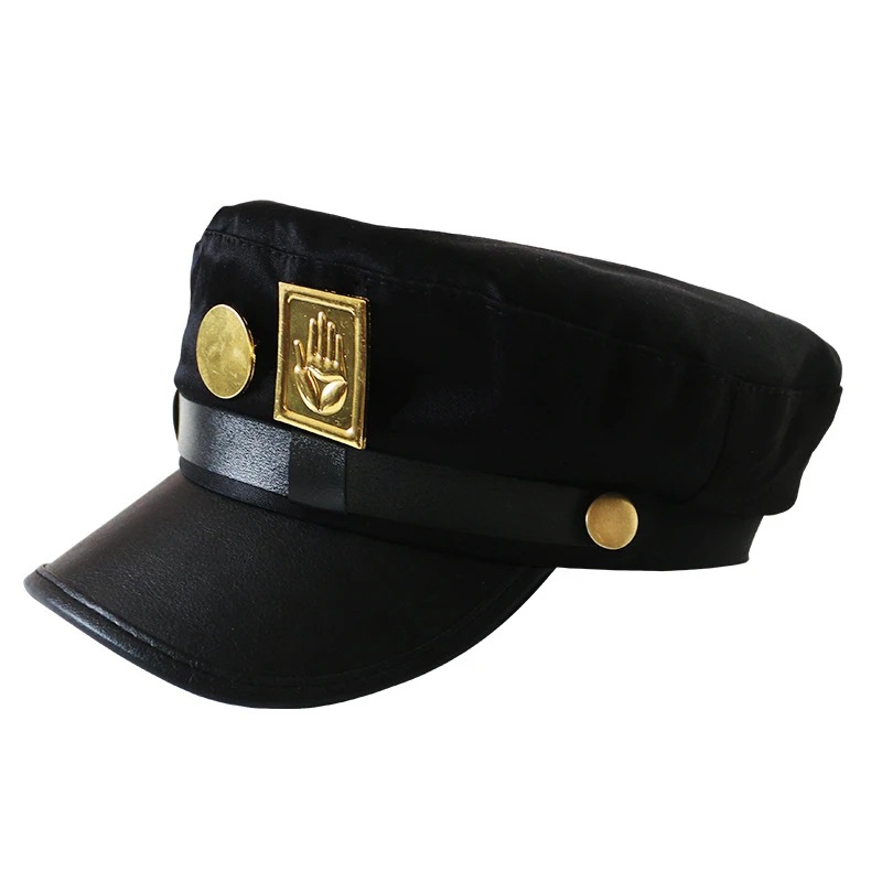 JOJO's Wonderful Adventure Hat Anime Peripheral Chengtaro Metal Badge cos Men and Women Navy Hat Sailor Hat