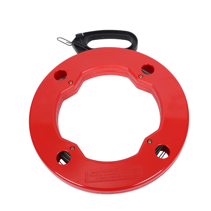 Electrical red steel wire fish-shaped wire puller concealed channel pipe hole cable puller threading through wire puller Wall threading wire