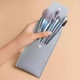 [PVC] blue gray PU bag