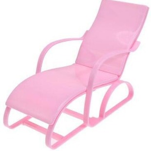 Play House doll beach chair leisure trip chair, ABS toy chair, 6 points doll furniture accessories 44g