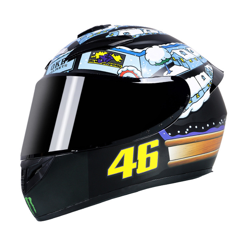 Cross-border Premium Electric Car Helmet Men and Women's Full-cover Four Seasons Summer Helmet Four Seasons Universal Full Helmet