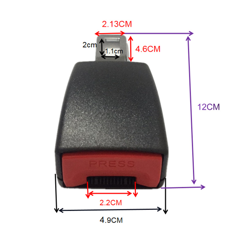 Pregnant women's seat belt extension belt car seat belt extension device fat person 12cm extension device 804 extension buckle