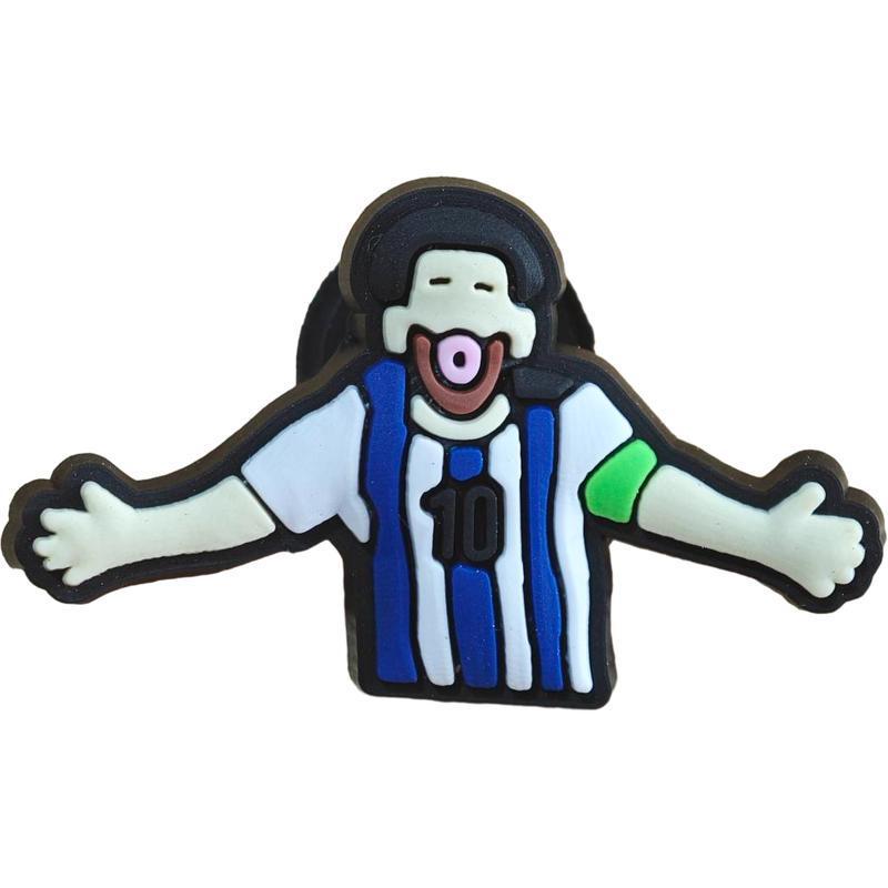 New football series hole shoes shoe flower shoe buckle accessories DIY soft rubber decorative patch detachable shoe buckle shoe flower