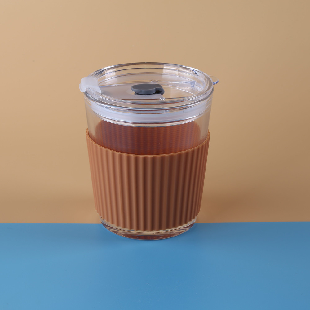 Mug heat insulation silicone cup cover cone shape non-slip anti-scalding daily necessities silicone wholesale Cup is a prop