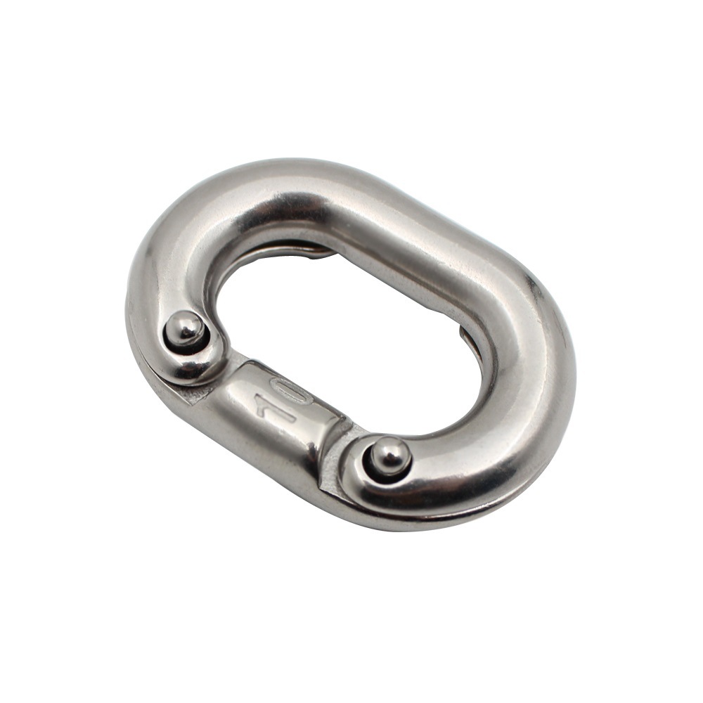 Stainless steel 316 chain buckle chain card chain connection buckle quick connection ring riveting chain Buckle
