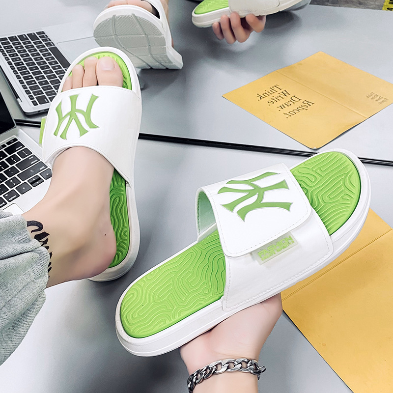 Slippers Men's Fashion Brand Summer Outer Wear Sports Non-Slip Odor Deodorant Feeling Men's Outdoor Soft Bottom Beach One-Word Sandals