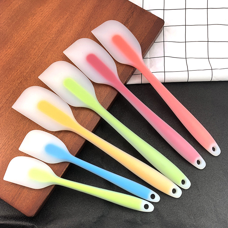 Silicone transparent scraper integrated all-inclusive large scraper cake cream jam spatula butter knife baking tool
