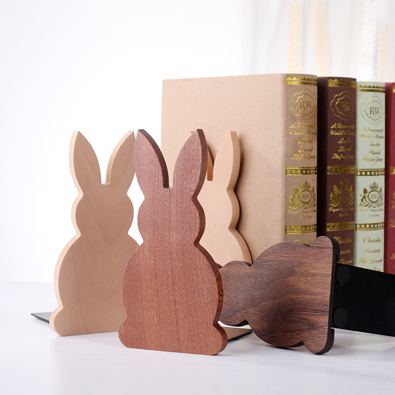 Book Stand Wholesale Solid Wood Book Stand Simple Creative Thickened Book File Student Book Holder Desktop Book Storage