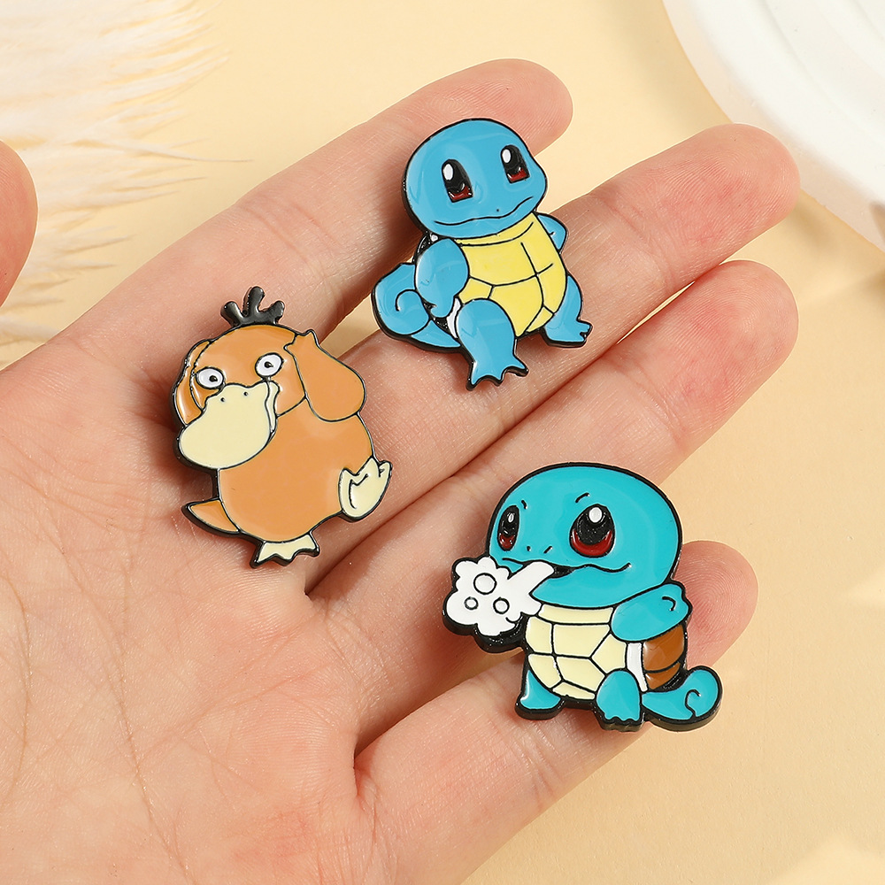 Pokémon cartoon anime peripheral pet elf pin Baokemeng Lei Qiu cute badge brooch wholesale