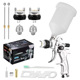 2008 Black spray gun with two sets of three pieces
