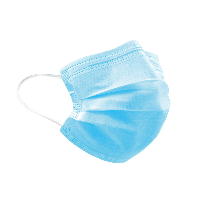 Factory wholesale adult disposable masks three-layer dust-proof non-woven ear-hanging protective masks individually packaged