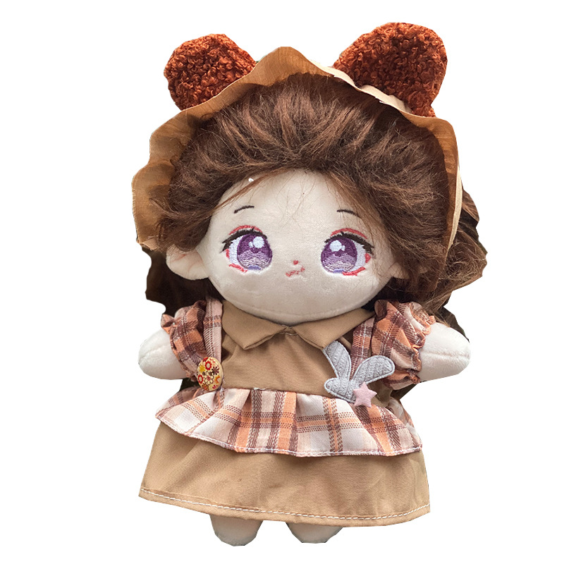 20cm Cotton Doll Clothes Star Universal Body Chubby Doll Dress-up Siemons Plush Doll Doll Accessories