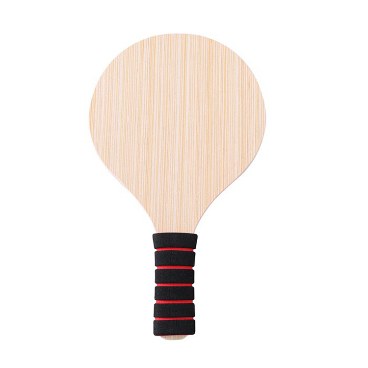 Cricket board badminton racket indoor and outdoor solid wood shuttlecock children adult three hair ball fitness table tennis ball Oak