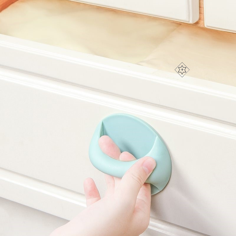 New Glass Door Handle Suction Type Window Sliding Door Accessories Household Simple Handle Refrigerator Cabinet Handle