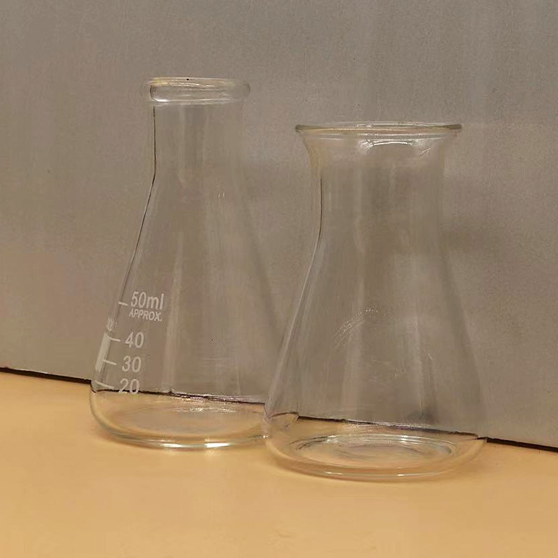Triangle flask conical flask triangular flask experiment high borosilicate high temperature resistant source factory 10ml to 10000ml