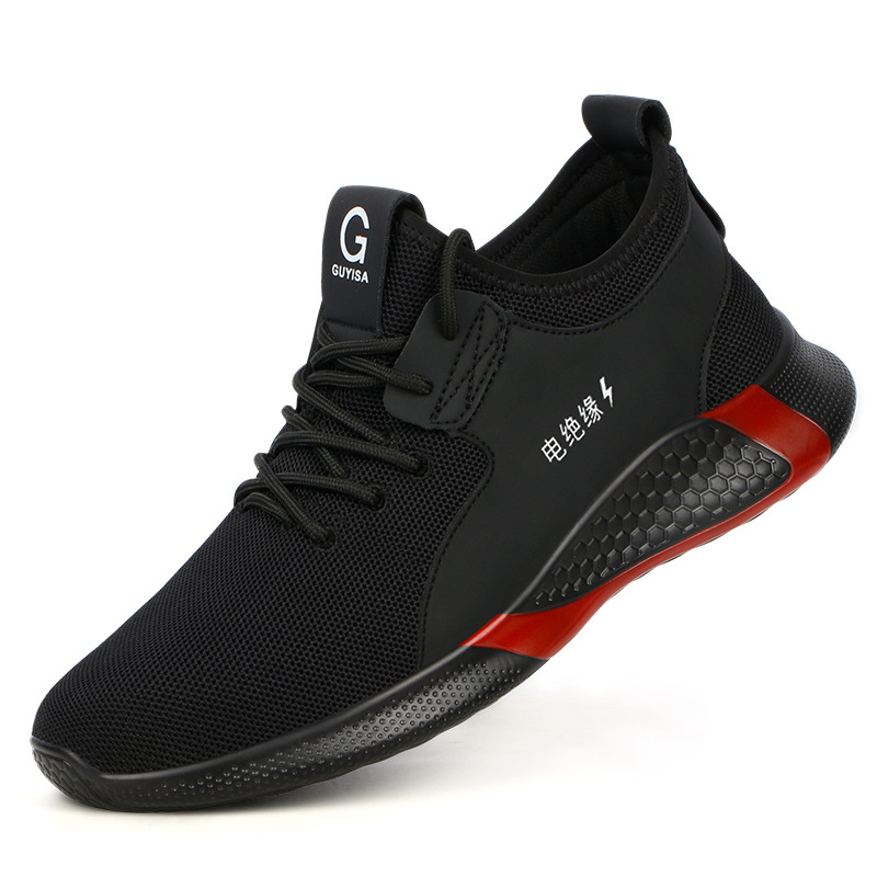 Breathable new insulated shoes lightweight wear-resistant electrical shoes anti-smash anti-puncture insulated 10kv work protection labor protection shoes