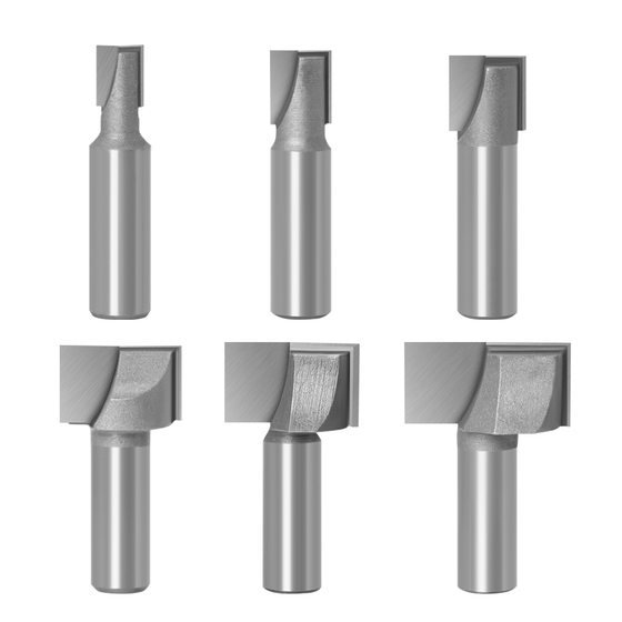 1/4 handle 1/2 handle bottom cleaning cutter woodworking milling cutter Bakelite slotting cutter trimming machine cutter head engraving machine Gong cutter