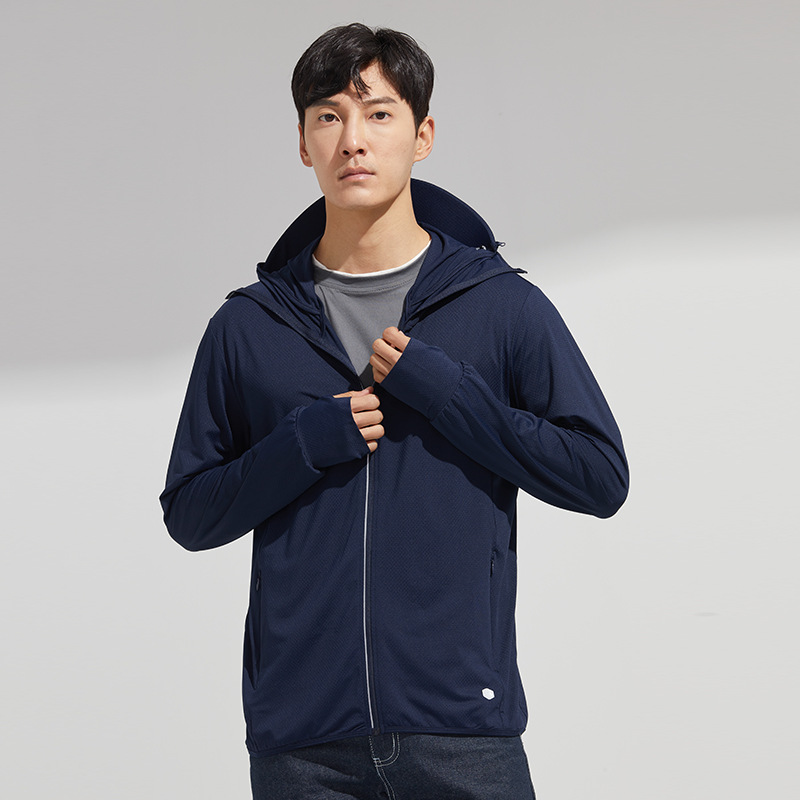 Outdoor Sun Protection Clothing Men's Summer New Anti-UV Skin Clothing Breathable Ice Silk Coat Large Size Sun Protection Clothing for Women