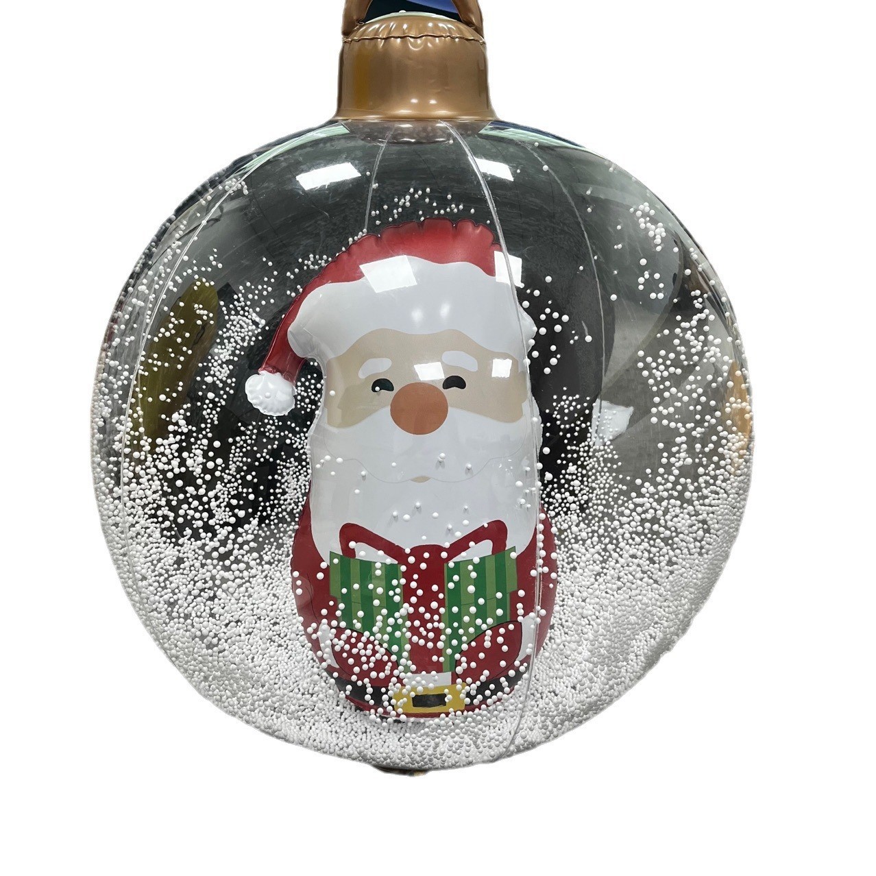 2023 new inflatable Christmas ball inflatable LED Christmas luminous ornaments crafts children Christmas snowman_voghion.com