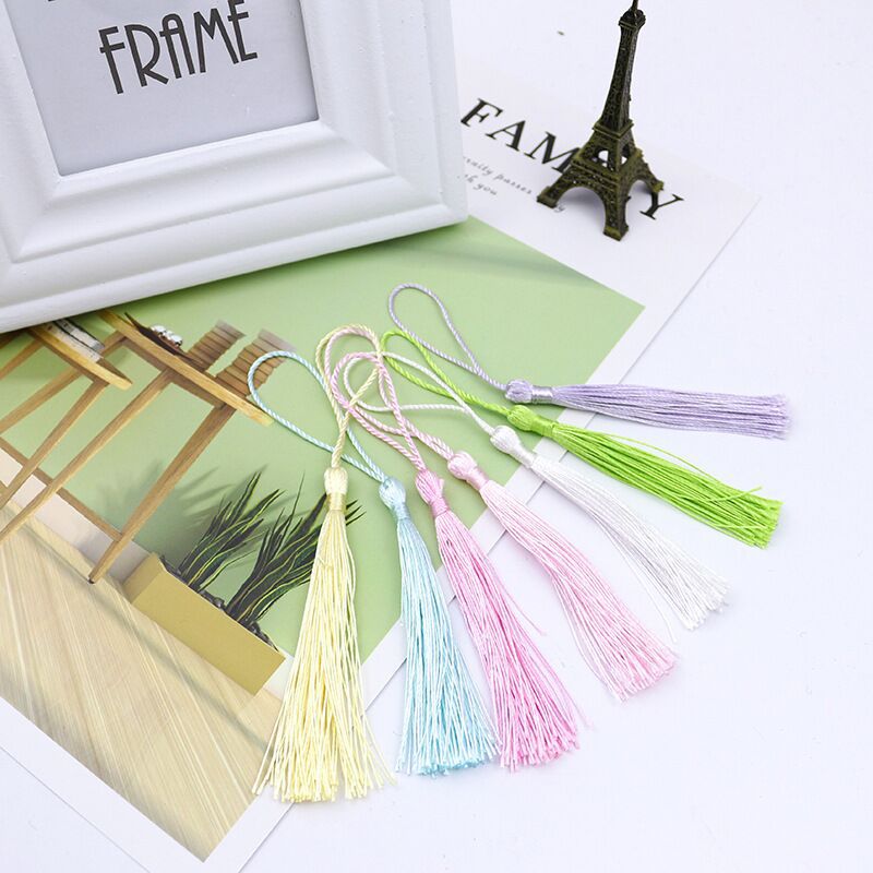 Bookmark Hanfu Vertical Small Tassel Sugar Box Invitation Rendering Long Streamers Sling Corsage Hair Accessories Streamers