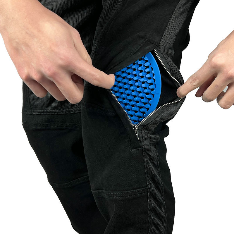 Wholesale motorcycle jeans men's summer mesh breathable motorcycle pants up and down adjustable knee pads drop-resistant racing pants