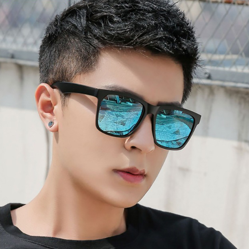 厂家热销新款男士偏光太阳镜韩版时尚方形个性街拍墨镜