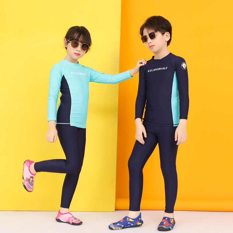 Couple diving suit swimsuit manufacturers wholesale long sleeve sunscreen jellyfish suit slim conservative suit swimsuit cross-border
