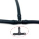 Black water pipe (1 m)