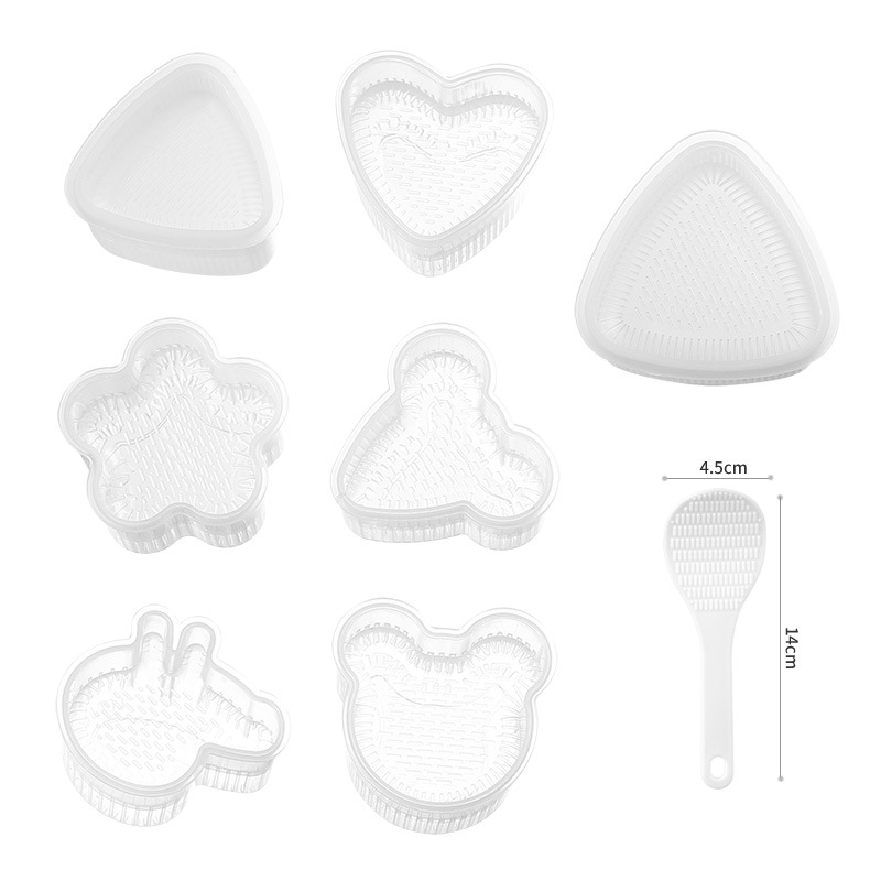 Creative cartoon shape triangle rice ball mold household children's rice bento mold DIY seaweed sushi mold