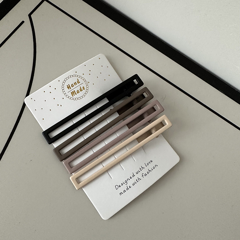 Curry Farbe Haarnadel Kombination Retro Elegante Gebrochen Haar Pony Clip Entenschnabel Clip Haar Zubehör Textur Haarnadel Frauen Hohe Sinn_voghion.com