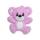 4# purple pink bear