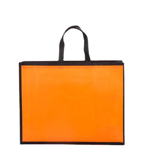 Customized women's clothing store shopping clothing store shopping handbag hot pressing advertising film Non-woven bag customization