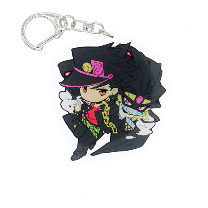 Animation acrylic double layer sandwich pendant JOJO's Bizarre Adventure air conditioner Jotaro two-dimensional keychain