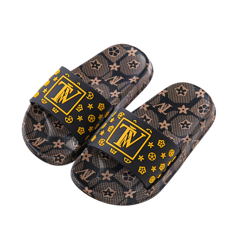 Girls' Slippers Summer Cute Little Princess Non-slip Soft Bottom Small and Medium-sized Children's Fashionable Outer Wear Parent-child Children's Slippers