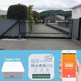 Graffiti smart ZIGBEE electric gate sliding door remote controller App remote control switch, voice control