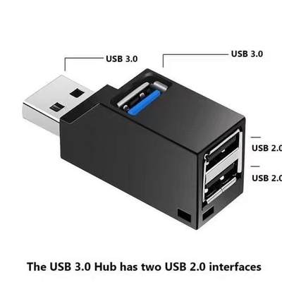 In-line portable multi-interface HUB splitter usb3.0 high-speed HUB