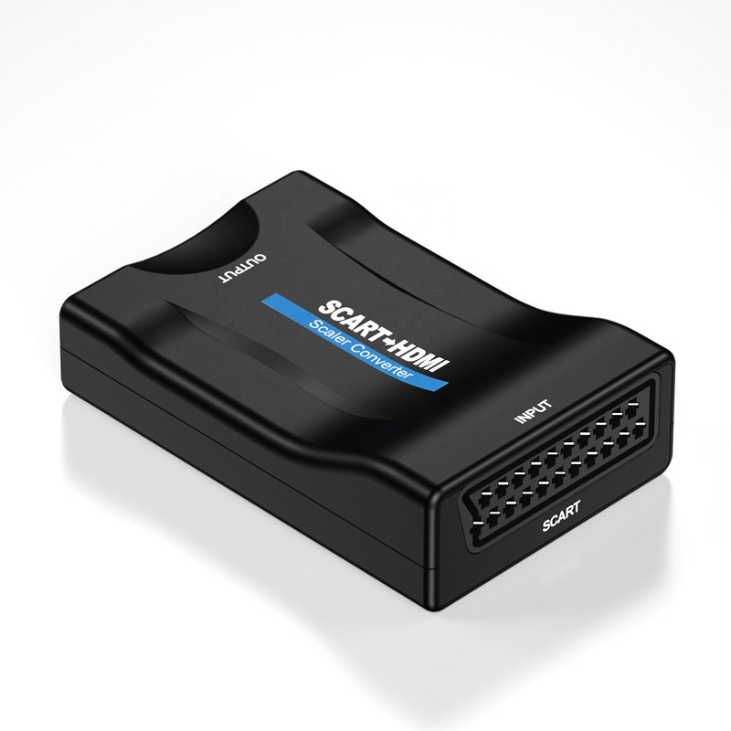 Scart から HDMI コンバーター Scart から HDMI ビデオコンバーターほうきヘッドデジタルコンピューター/コンバーター/スイッチャー/コンバーター|undefined